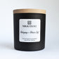 Nikki Duke Mahogany + Tobacco Leaf  8 oz Premium Soy Candle