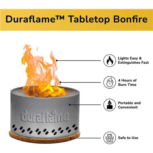 DuraFlame Tabletop Bonfire 4 inch